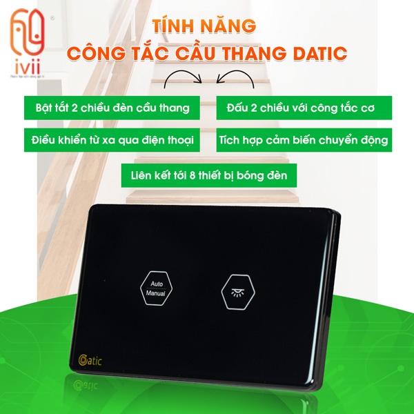 Công Tắc Cầu Thang Wifi Datic