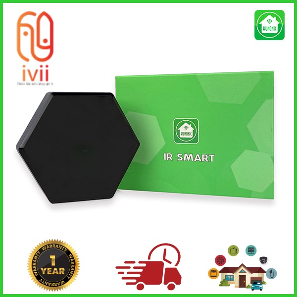 Bộ điều khiển Tivi, Điều Hoà qua điện thoại, Hunonic IR Smart