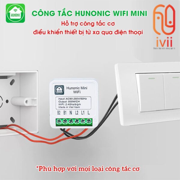 Công tắc Hunonic Wifi Mini