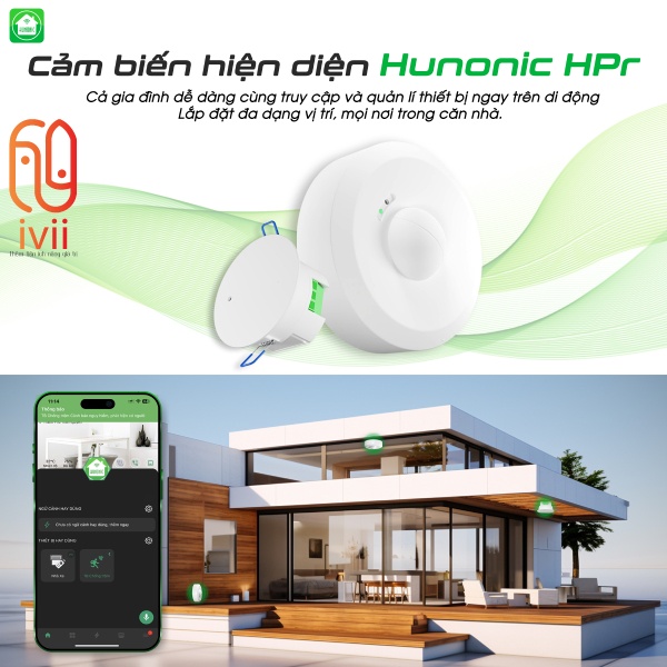 Cảm Biến Hiện Diện Hunonic HPR- Hàng chính hãng- Bảo hành 12 tháng