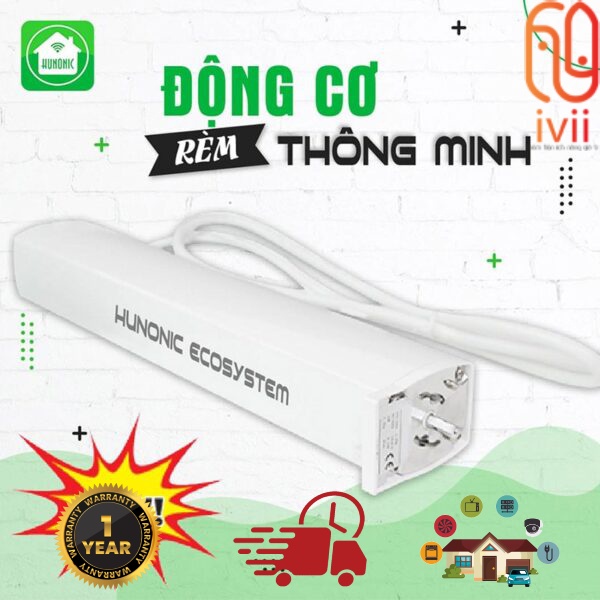 Động cơ rèm thông minh Hunonic Ecosystem | Điều khiển rèm từ xa qua điện thoại