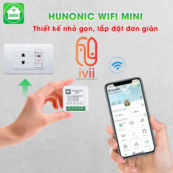 Công tắc Hunonic Wifi Mini