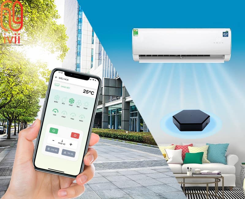 Bộ điều khiển Tivi, Điều Hoà qua điện thoại, Hunonic IR Smart