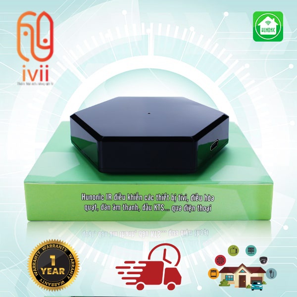 Bộ điều khiển Tivi, Điều Hoà qua điện thoại, Hunonic IR Smart