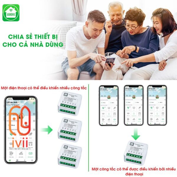 Công tắc Hunonic Wifi Mini